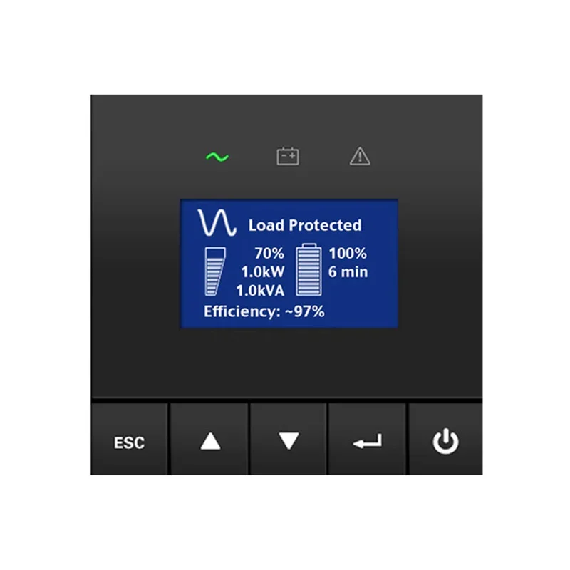 EATON 9PX1000iRT2U UPS 1000va 220v Fonte de alimentação ininterrupta 1000W Montagem em rack on-line 9PX UPS