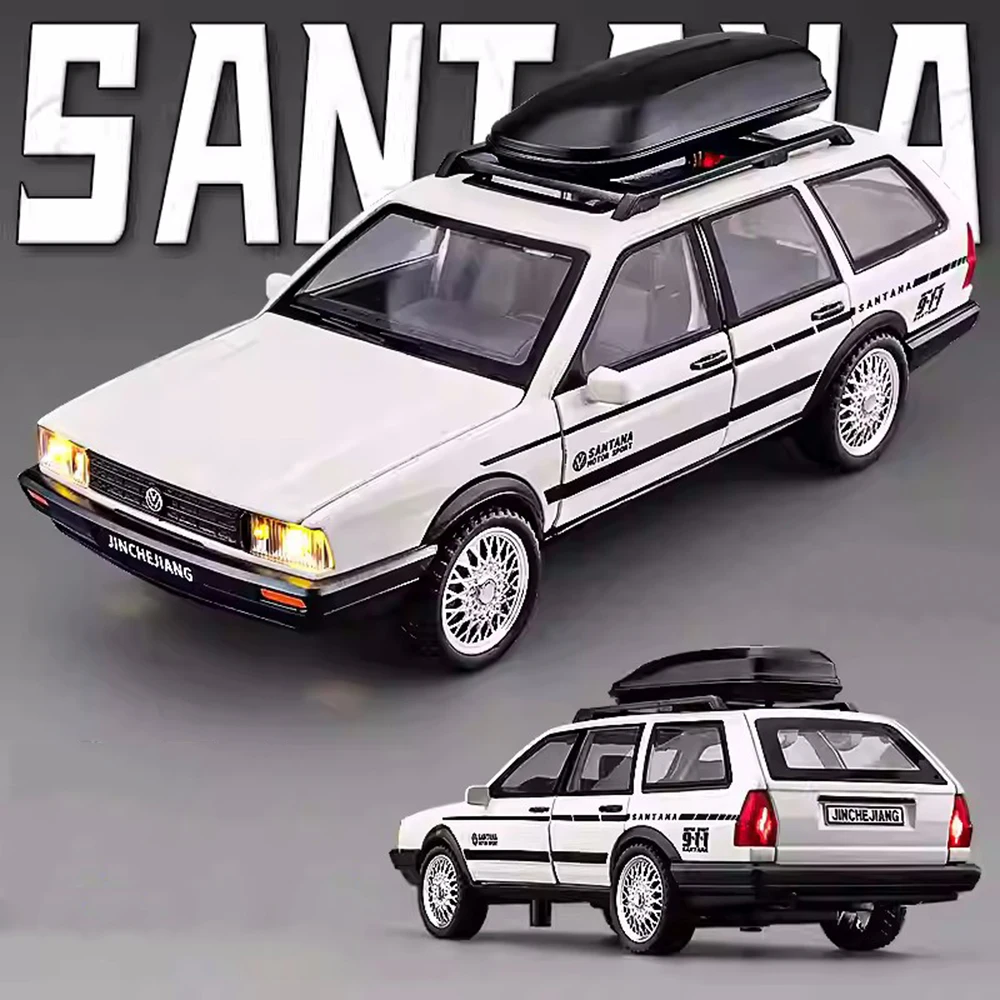 1:32 échelle alliage Santana Wagon AE86 jouets voitures moulé sous pression modèle avec retirer musique lumière Miniature voiture jouet pour garçons cadeaux de Festival