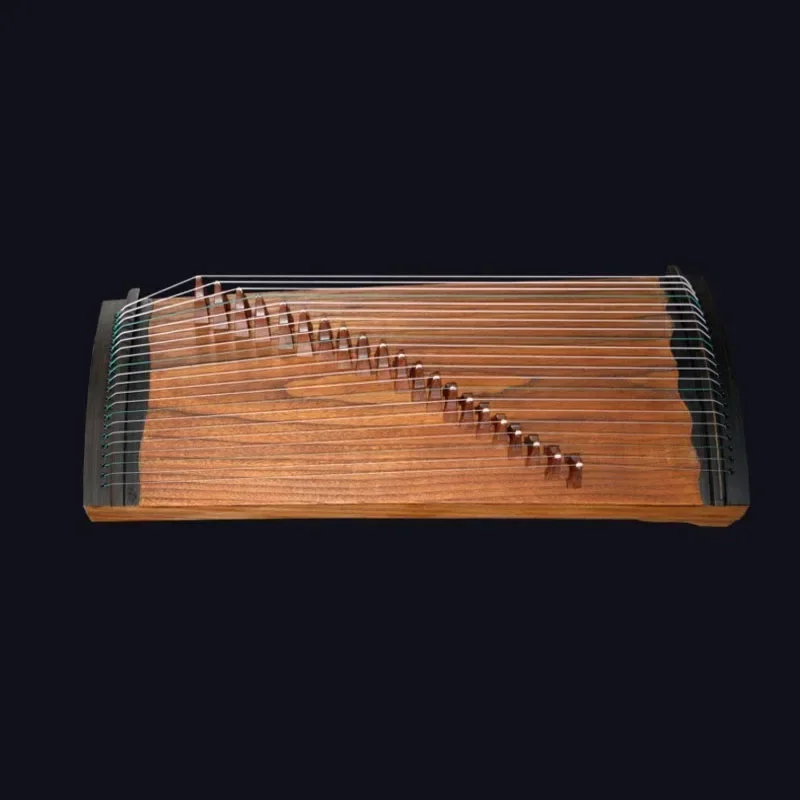 Mini 21 Strings Guzheng Portable Handmade Wood Guzheng Beginner Zither Traditional Chinese Stringed Musical Instruments Gift