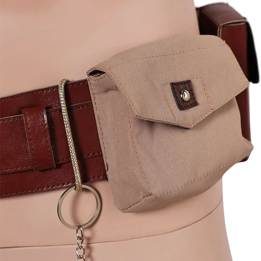 2024 Movie The Crooked Man Cosplay Hellboy Belt PU Leather Hallowmas Party Carnival Role Play Props Cosplay Outfits Accessories