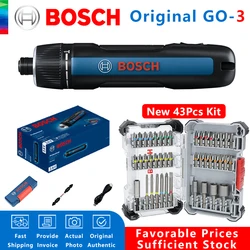 Bosch-Tournevis sans fil GO 3, batterie lithium-ion 3.6V, perceuse sans fil aste avec boîte, ensemble d'outils professionnels
