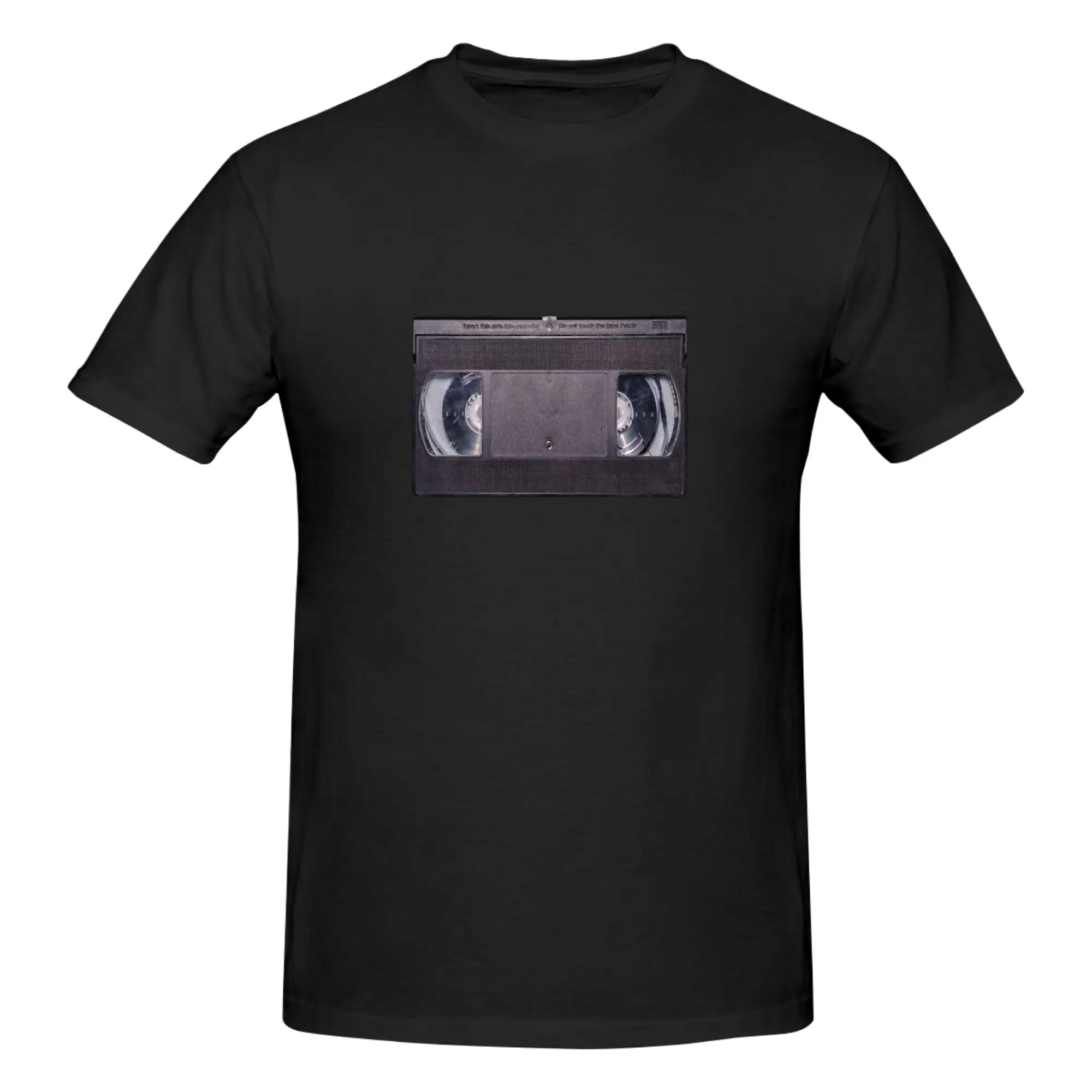 Funny VHS Video Tape Photograph  Men's Printed T-Shirt Unisex T shirtSport Women