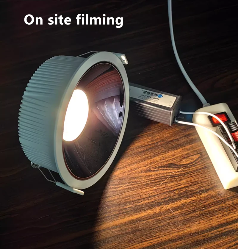 CRI 97 Anti Glare Recessed Dimmable LED Downlights 7W9W12W15W18W20W24W COB Ceiling Lamp Spot Lights AC110-230V +Led Drive