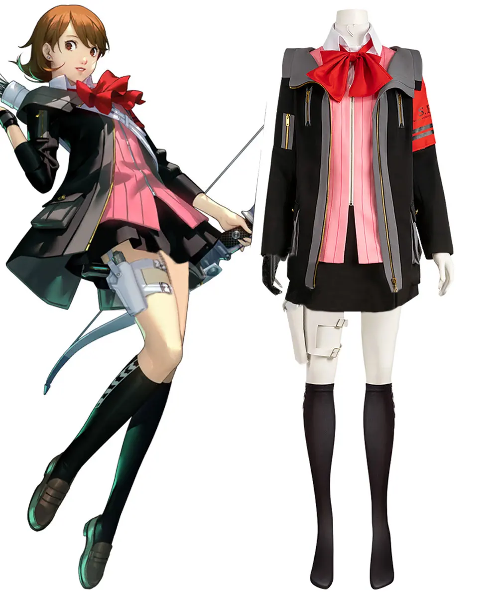 

Persona 3 Reload P3R P3RE Yukari Takeba SEES Battle Uniform Specialized Extracurricular Execution Squad No.4 Cosplay Costume