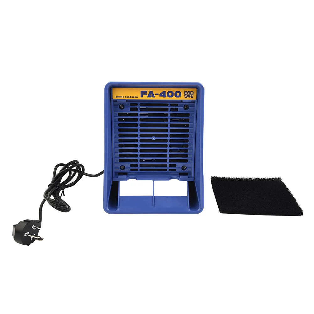 Solder Smoke Absorber Remover Fume Extractor Air Filter Fan For Soldering 220V Standard Activated Carbon Filter