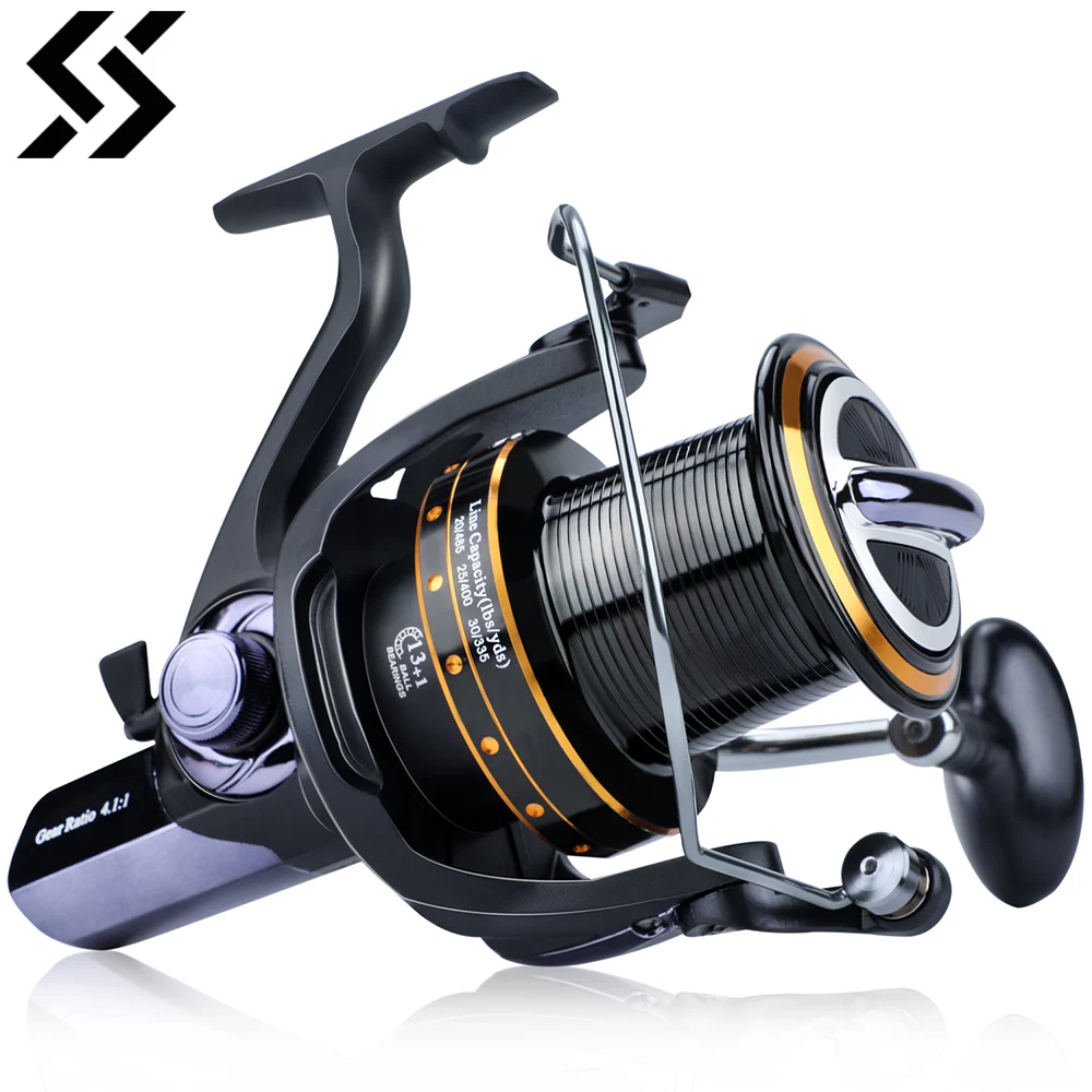 Sougayilang 6000-10000 Spinning Fishing Reels 13+1BB Metal Spool MAX Drag 22kg Carp Reel for Saltwater Freshwater Fishing Pesca