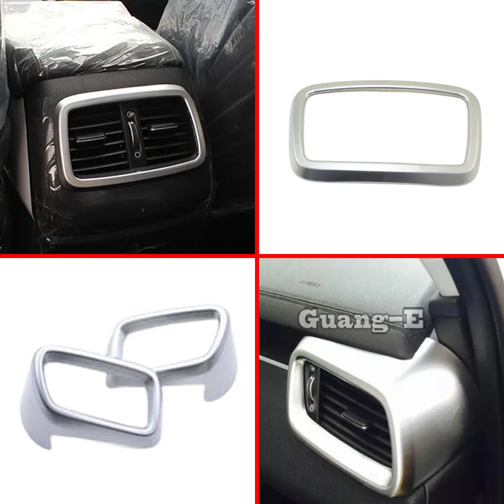 

Car Styling Switch Vent Outlet(Right+Left)Air Condition Panel Control Trim Frame Lamp 2PCs For Kia Sorento L 2015 2016 2017 2018