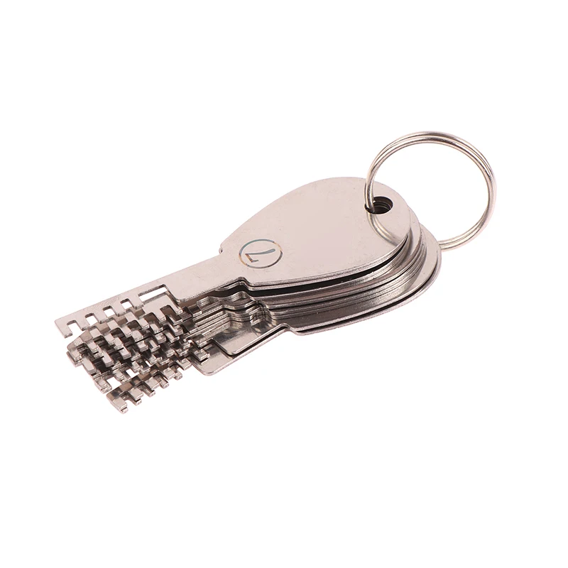HUK Tools Stainless Steel Comb Lock 9in1 Full Set Repair Tool Bypass Method