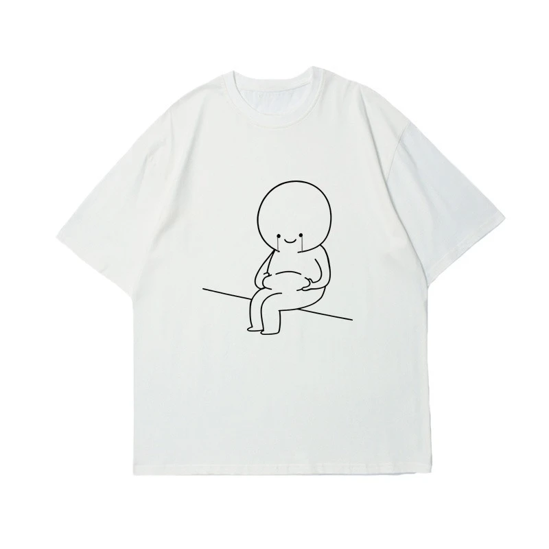 

Забавная футболка с принтом Little Fat Pinch Belly, футболка с графическим рисунком, мужские и женские футболки с короткими рукавами высокого качества, мужская спортивная одежда