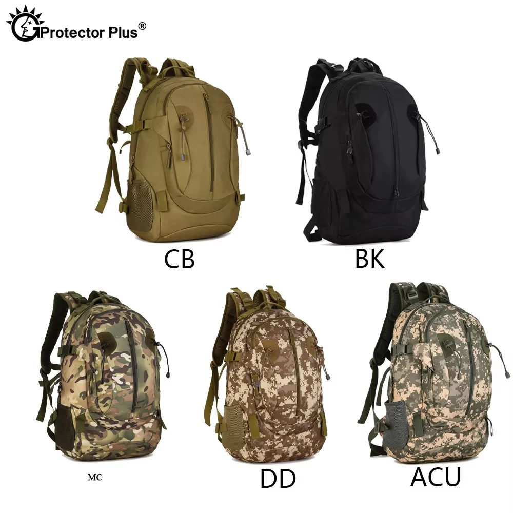 PROTECTOR PLUS 40L Tactical Backpack  Assault Pack Backpack Hunter Pockets Bag Waterproof CS CF Durable Airsoft Hunting