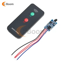 DC 2.5V-5V / DC 5V-24V Infrared Transmitter Wireless Remote Control Receiver Kit Two Keys Remote Control Switch