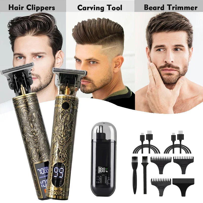 T9 Barber Clipper -… - image