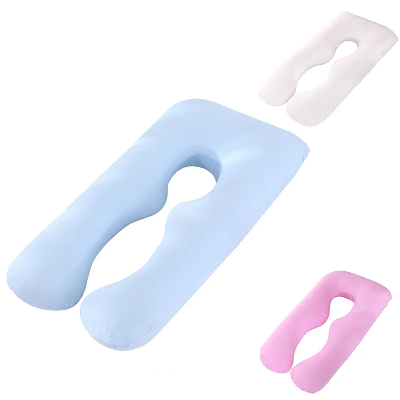70X130cm Pregnant Pillow Sleeping Support Body Cotton U Shape Maternity Pillows Pregnancy Side Sleepers Bedding