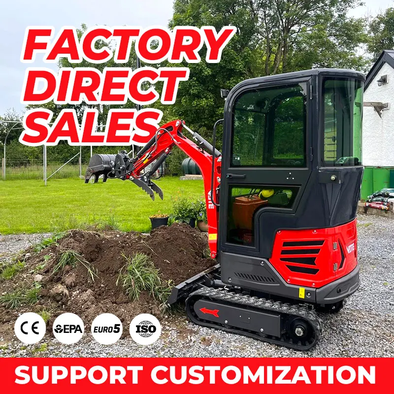 

New Model EPA Euro 5 Hydraulic Diesel Mini Digger Specially Designed For Narrow Spaces Small Excavator Customized