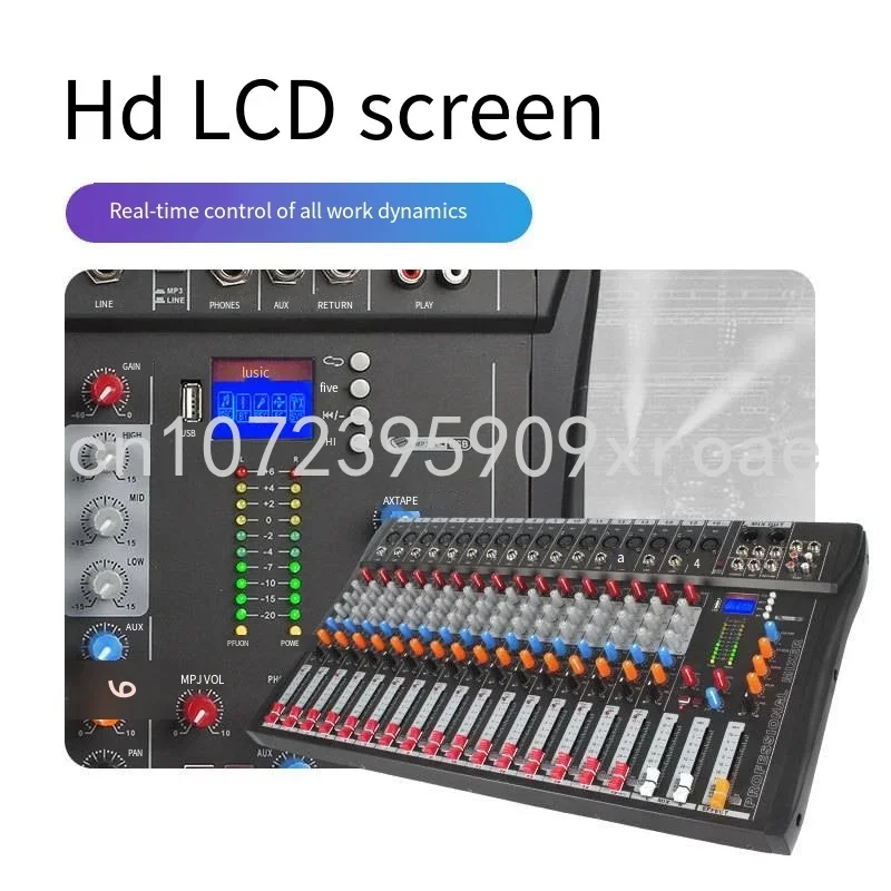 بطاقة قياس خلط الصوت لخلاط وحدة التحكم، معدات احترافية، وحدة تحكم بواجهة وحدة التحكم الرقمية، 16 قناة
