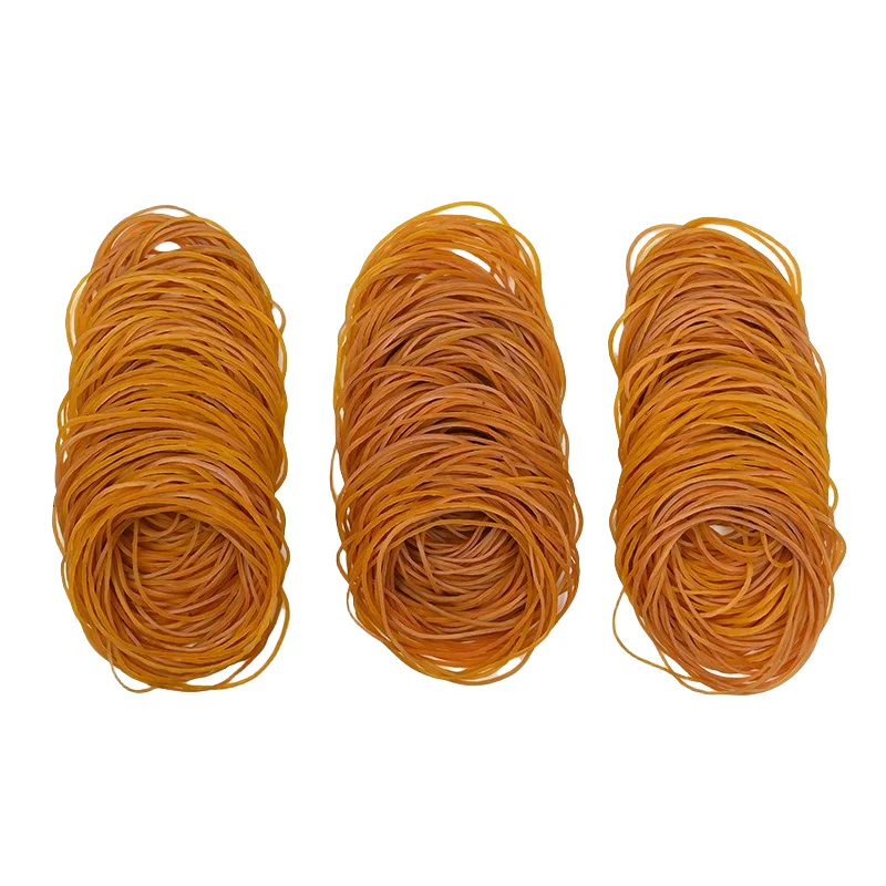 Rubber Bands 100Pcs 2.76inch Rubber Band Elastic Rubber Band Yellow Rubber Bands Office Supplies File Folders (70*1.4mm)