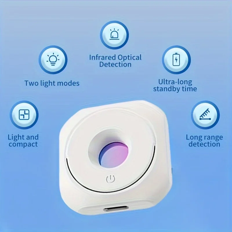 Wireless Anti Spy Detector Portable Infrared Camera Finder Security Protection Anti-Peeping Hidden Devices Camera Bug Detector
