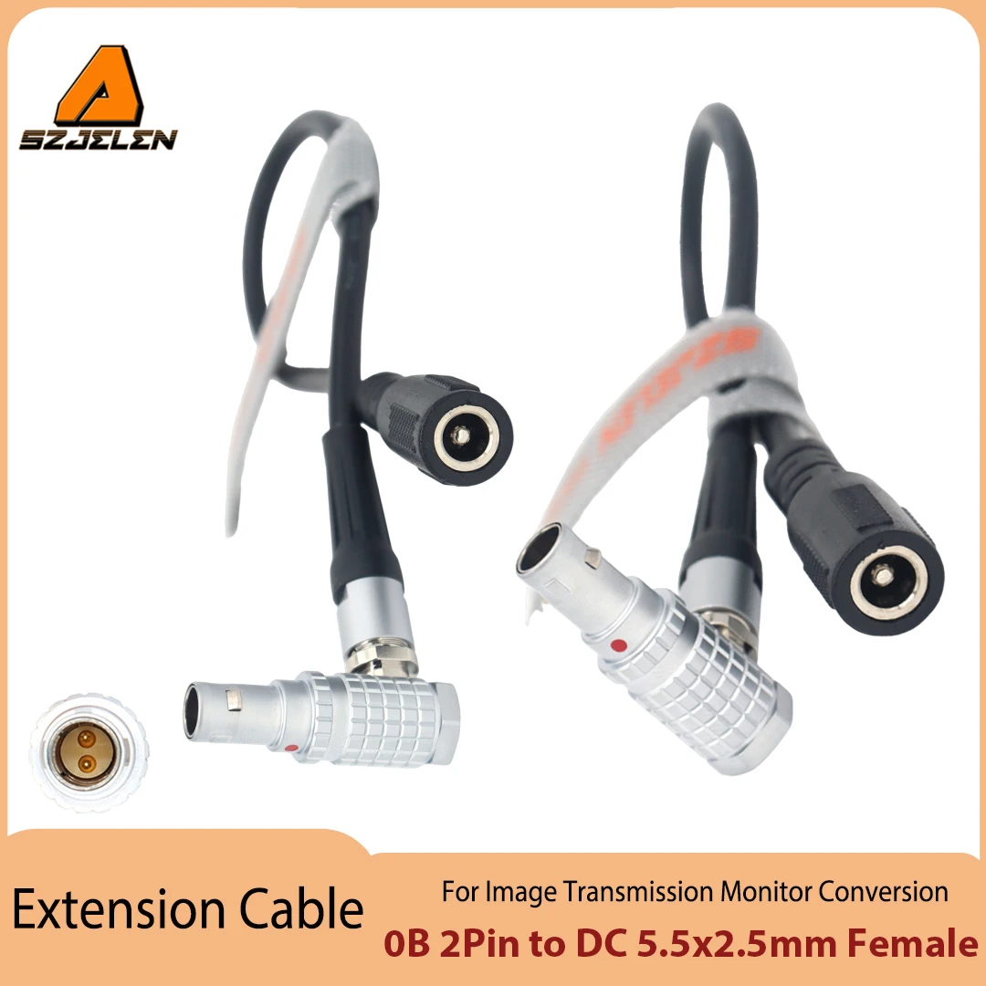 Hot Sale 0B 2Pin to DC 5.5x2.5mm Female Cable Power For Image Transmission Monitor Conversion Extension Cable