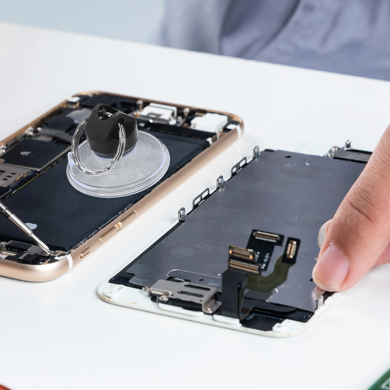 

1pcs Phone Screen Suction Cup For Smartphone Tablet Repair Tools Strong Suction Power Easy To Use Portable Design Screen