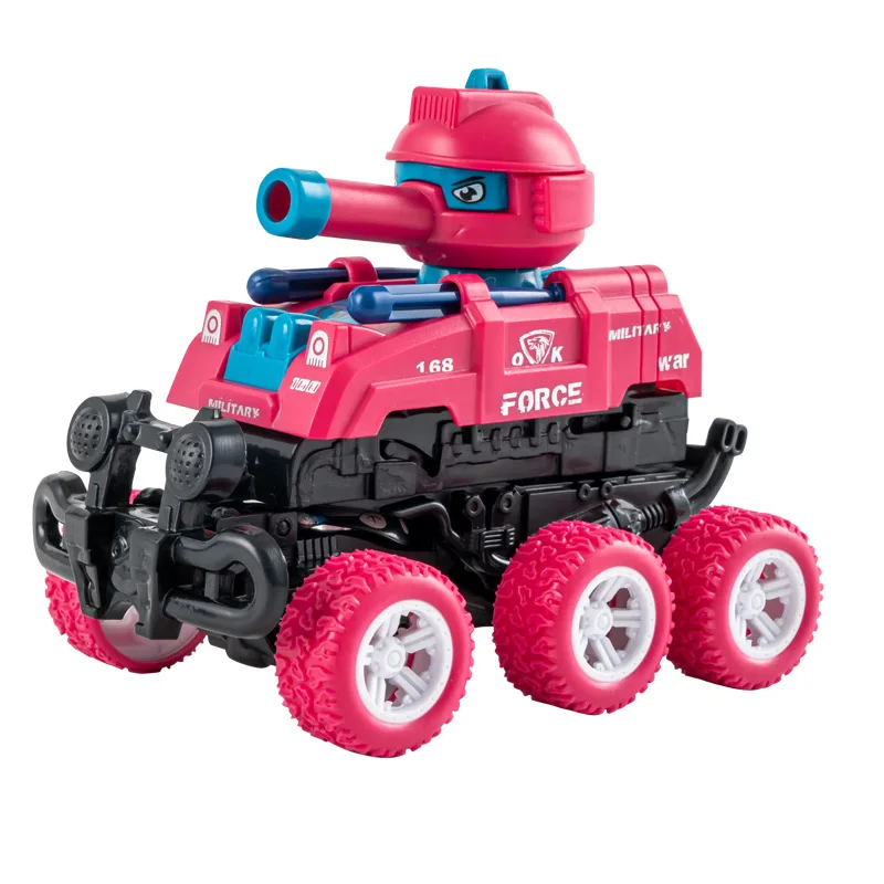 Traagheidsbotsing Transformatie Form Tank Speelgoedmodel, kan worden gelanceerd en gedraaid, Kinderspeelgoed, XT210