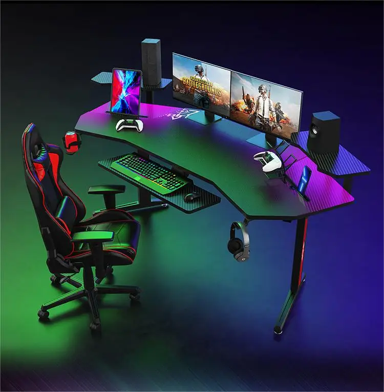 Adjustable Electric Height Desk with Wireless Charging