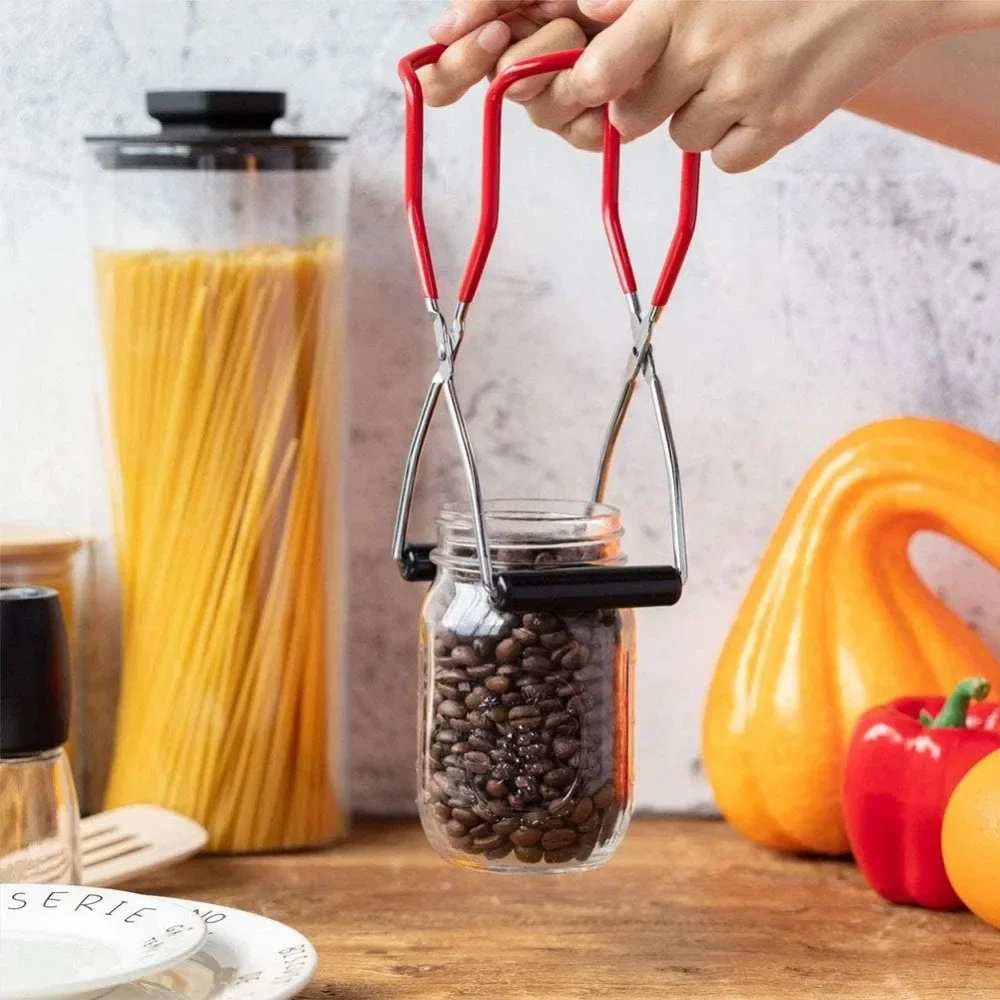 Levantador de botellas con Clip antiescaldaduras, herramientas de cocina para el hogar, restaurante, Hotel, pinzas elevadoras de tarros de vidrio, acero inoxidable