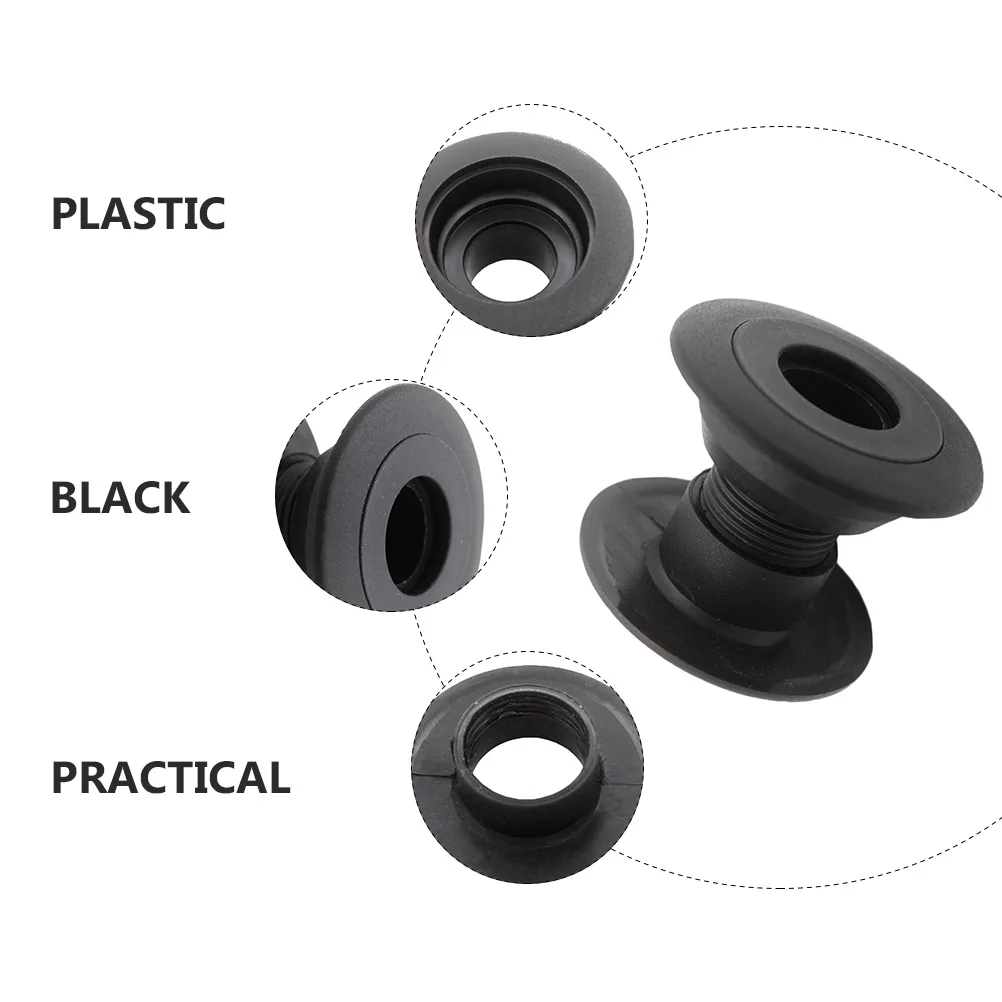 

6pcs Foosball Table Balls Football Machine Accessories Plastic Replacement Bushing Thicken Black Foosball Bearing Supply Durable