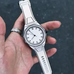 Creative Men Women Quartz Watches Comic-book Style Soft Silicone Strap Waterproof Luxury Male's Clock Ladies Watch Gifts