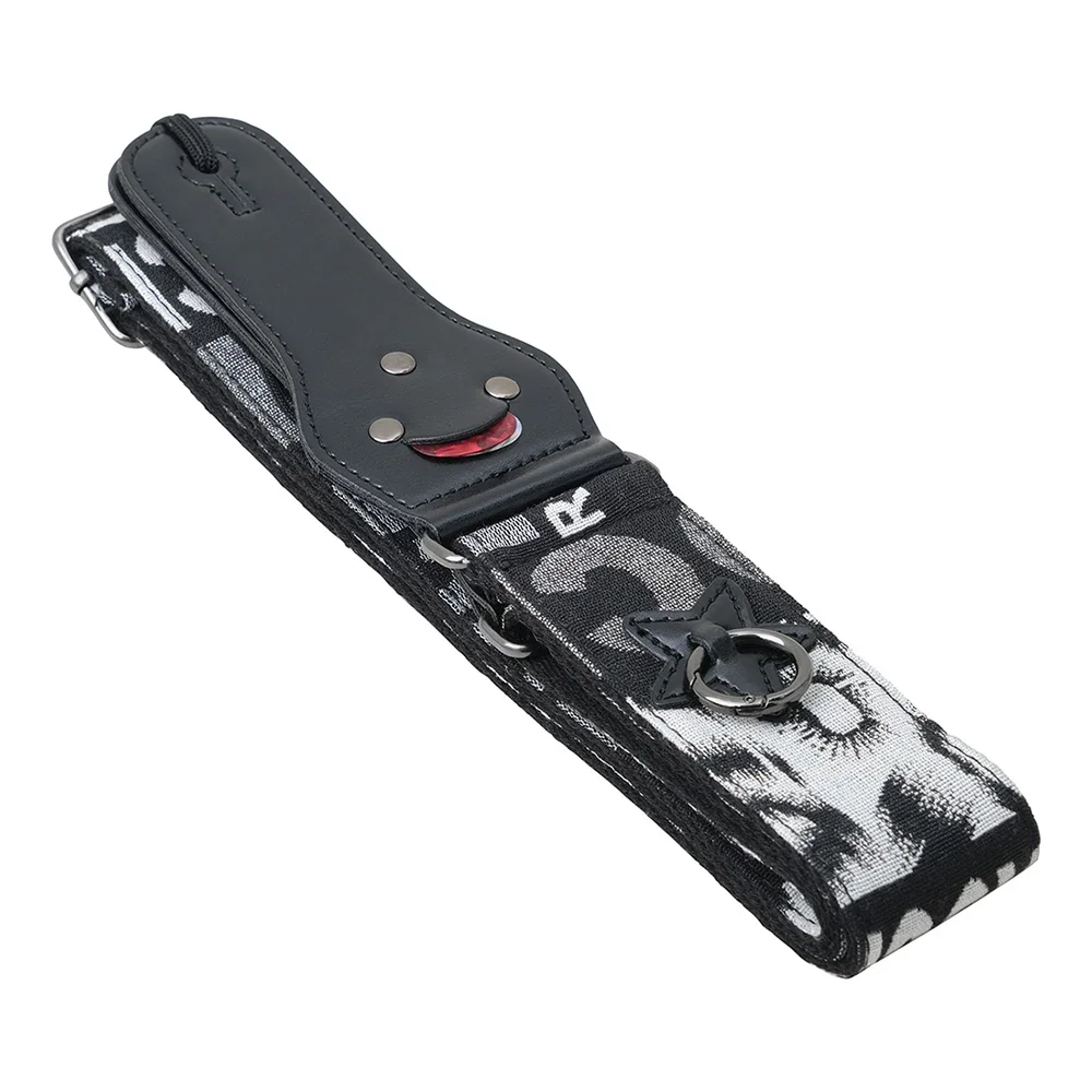 IRIN Guitar Strap Multi-Color Guitar Belts Adjustable Colorful Guitar Bass Strap With Picks Acoustic Electric Guitar Accessories
