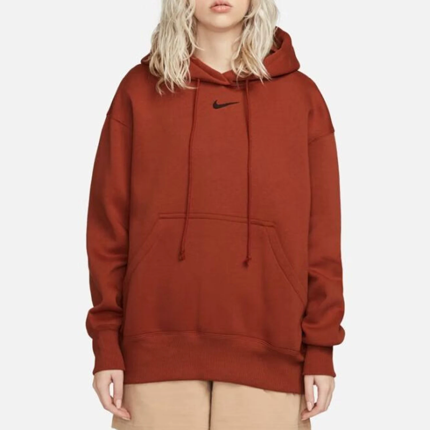 

Оригинальная новая женская свободная спортивная повседневная флисовая трикотажная толстовка Nike DQ5861-832