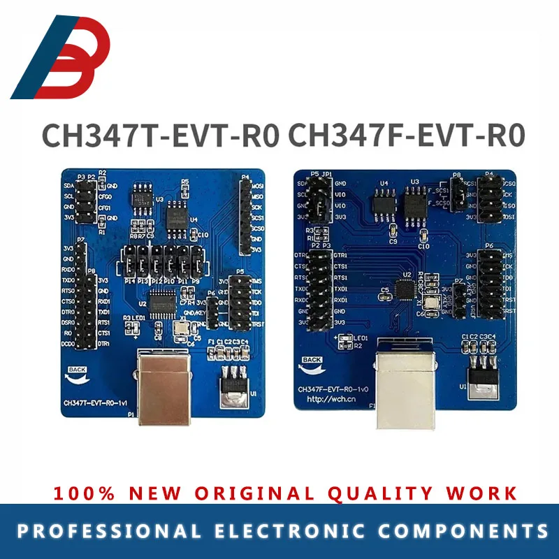 CH347 Development Board 480Mbps Hi-Speed USB-bus naar seriële chip CH347F/T Evaluatieraad