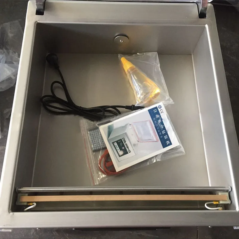 Desktop Vacuum Packaging Machine Commercial Household Wet and Dry Dual-use DZ-500T High Efficiency Vacuum Packaging Machine