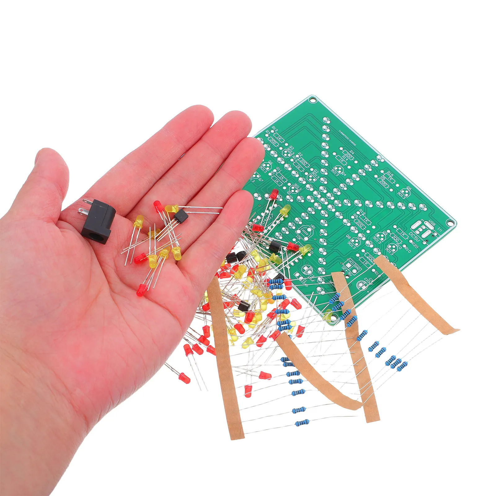 

Набор для пайки своими руками: LED-светильник с эффектом взрыва, регулируемая скорость, имитация потока воды, электронная схема для практики и обучения