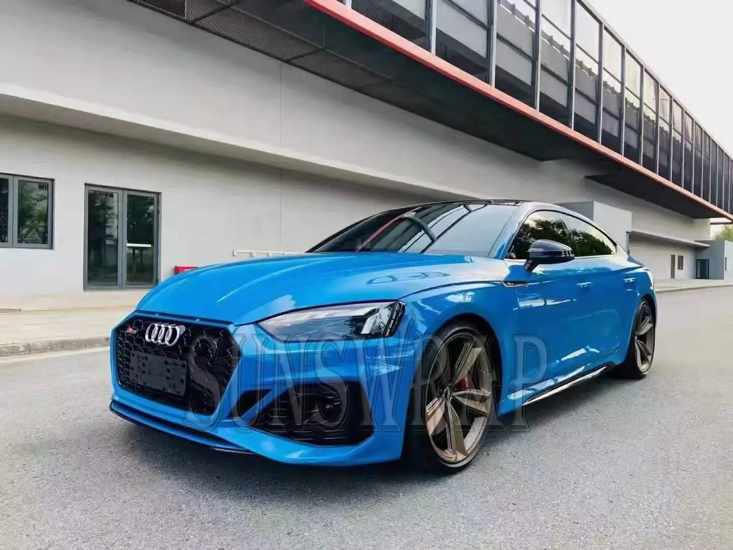 High Quality Bright Glossy Vinyl Car Decal Wrap Sticker Dark Blue Gloss Film Wrap Foil For HOOD Roof Motorcycle 5x59ft