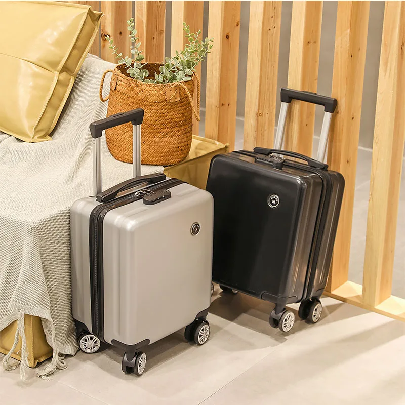 The new youth fashion version of the boarding box suitcase female can board the plane multi-size small lightweight rod box male