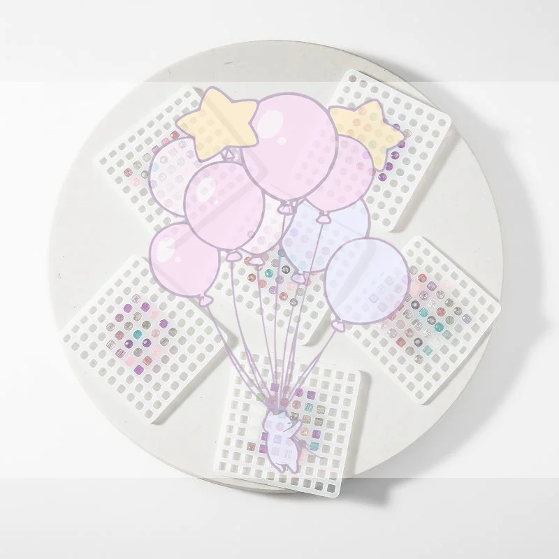 Resin Art Class - ミニ猫の足型シリコンジュエリーモールド 100個のキャビティ付き 正方形と丸型 再利用可能な型 アートクラス DIY