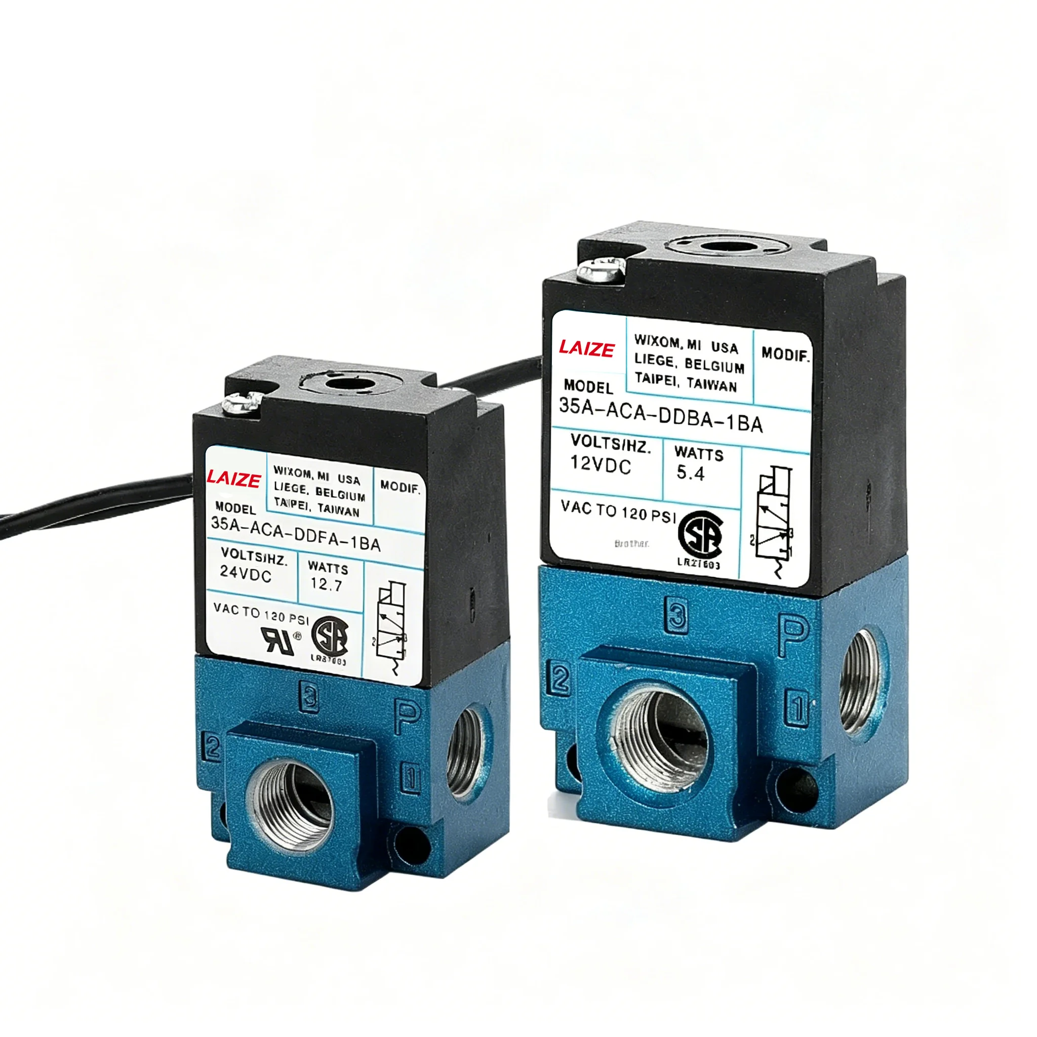High Frequency Solenoid Valve 35A Pilot-Operated 12/24V 5.4W 12.7W