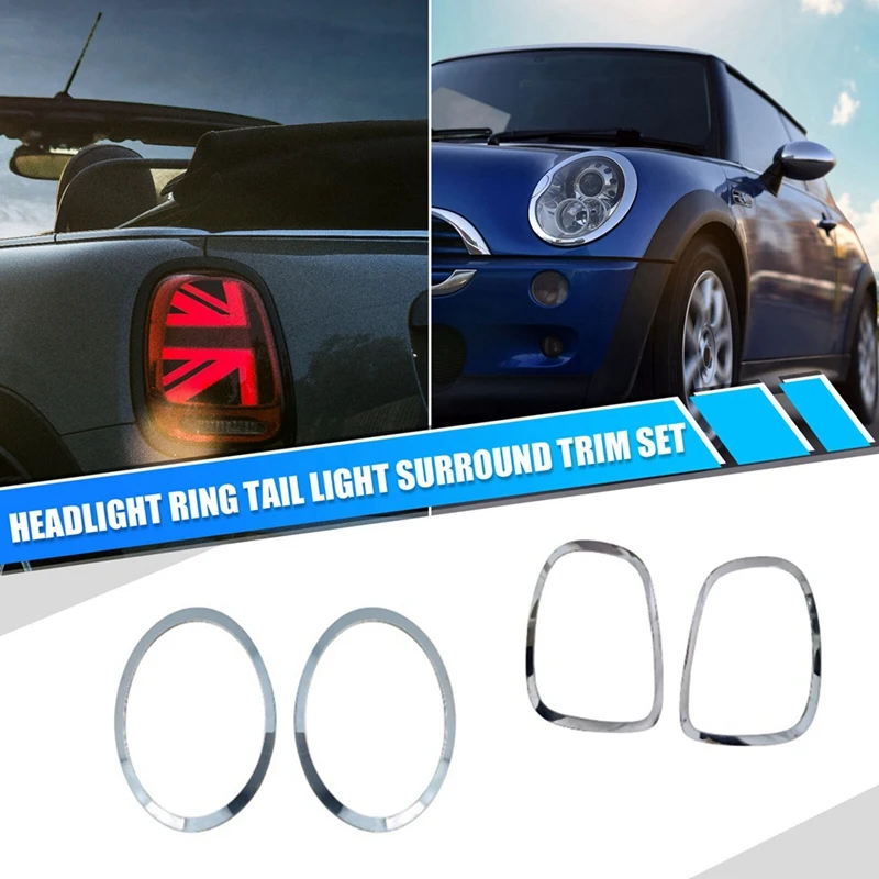 Car Headlight Ring Tail Light Surround Trim For MINI COOPER F55 2014-2019 63217351431/63218495332