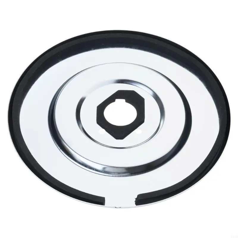 

581E High Performances Stainless Steel Shower Handle Cover Plate for Handle Tub Faucets and Escutcheon Replacement In Silver