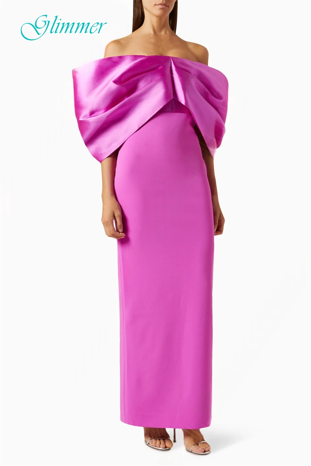 

Customized Graceful Boat Neck Evening Dress and Exquisite Jersey Special Occasion Gowns and Delicate Half Sleeves Prom Dresses