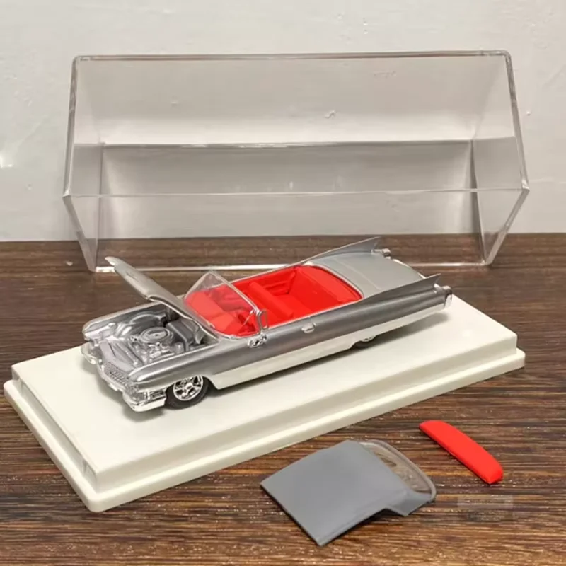 

MECHANIC масштаб 1/64 1960 Cadi Coupe De ville, модель автомобиля из сплава, статическая коллекция, украшенные праздничные подарки, игрушки, сувенирный подарок