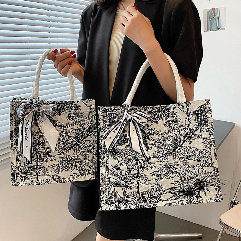 Designerska marka Bolsa Feminina nowa wysokiej jakości torba na ramię o dużej pojemności płótna torby z bawełny dla kobiet сумка женская gorąca