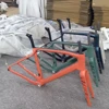 CECCOTTI Cuadro de bicicleta de grava de color DIY con manillar Diseño de cable interno completo Cuadro de bicicleta 2