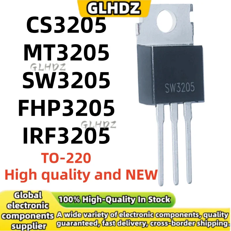 High quality 10PCS/LOT CS3205 MT3205 SW3205 FHP3205 IRF3205 NEW spot goods TO-220