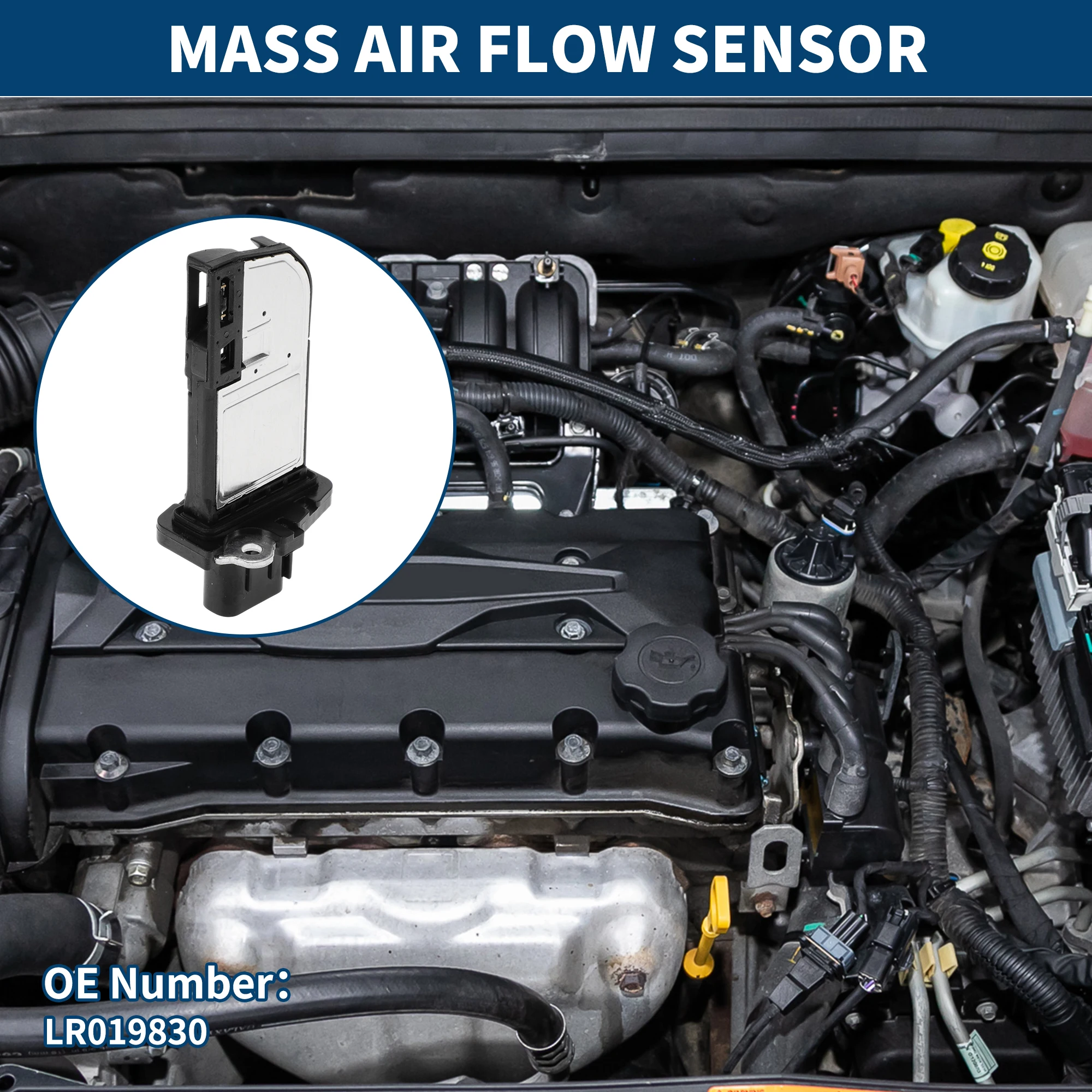 UXCELL Mass Air Flow Sensor Meter No.LR019830 for Land Rover Freelander 2 2010-2015 1Pc