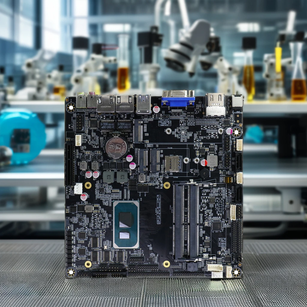 11th Generation  Tiger  UP3 Series Single Channel DDR4 Memory New Industrial Mini PC Motherboard 170x170mm