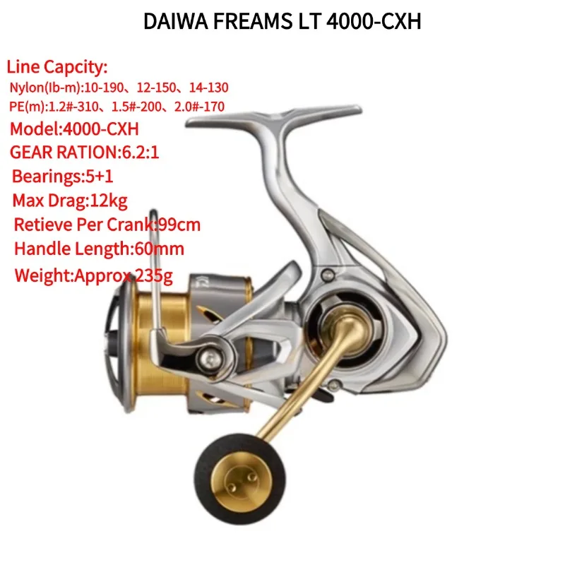 DAIWA FREAMS LT 1000S 2000S 2000S-XH 2500 2500-XH 3000 3000-C 3000