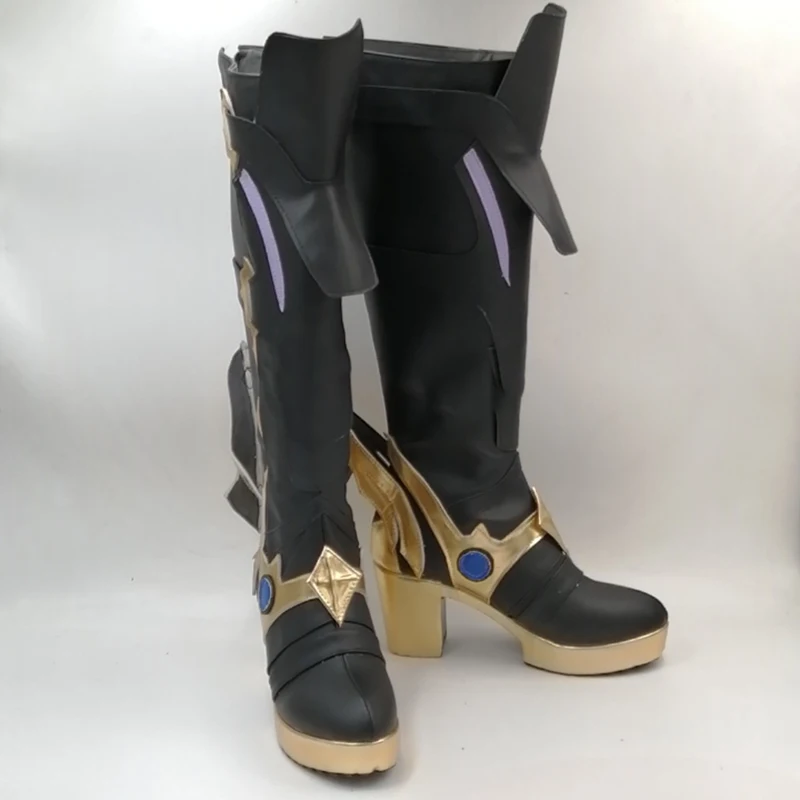 Genshin Impact Dottore Cosplay Shoes Boots Wigs Snezhnaya Fatui The Doctor II Dottore Carnival Costume Accessories