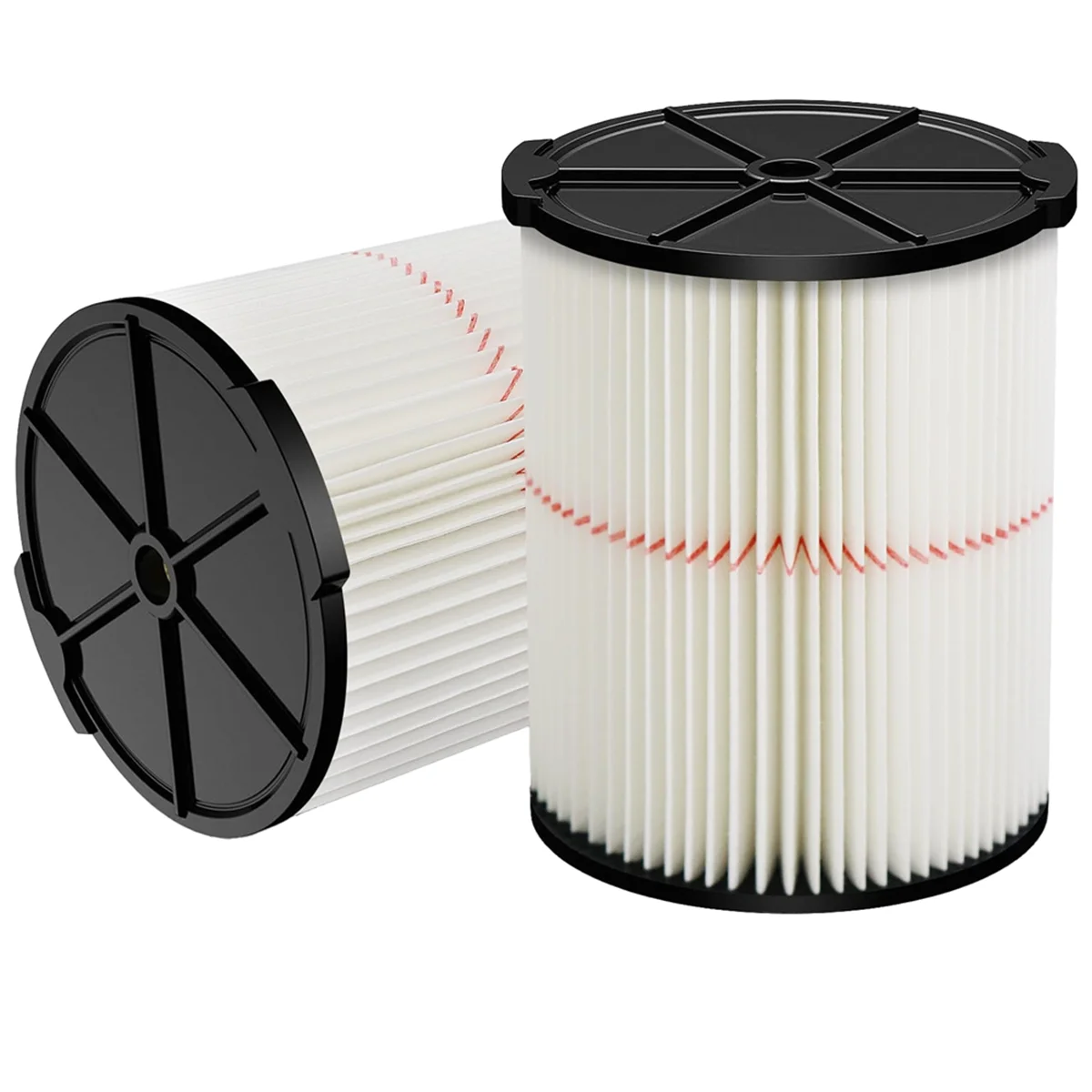 Filtro a cartuccia di ricambio per aspirapolvere Craftsman 9-38754 Red Stripe per uso generale Wet Dry Vac da 5 a 20 galloni