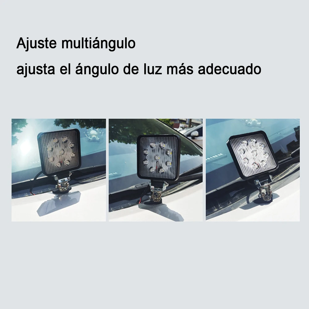 Car Engine Hood Led Light Mounting Bracket Auto Bonnet Cover Work Light Fog Lamp Hood Clamp Lamp Holder No Drilling SUV 4WD 4X4